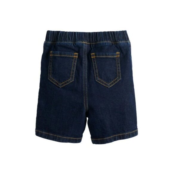 Baby Boy Jumping Beans Pull On Denim Shorts Size 24 Months Dark Blue - Picture 3 of 5